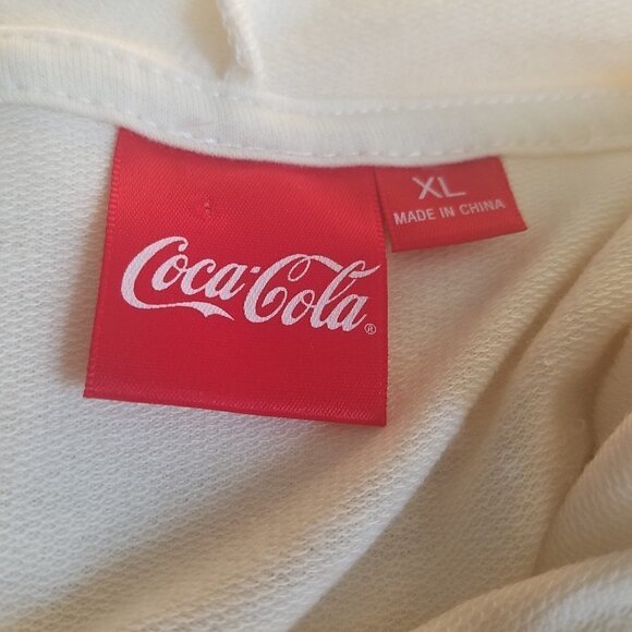 Coca-Cola Graphic Pullover Sleeveless Hooded Top - Picture 8 of 9